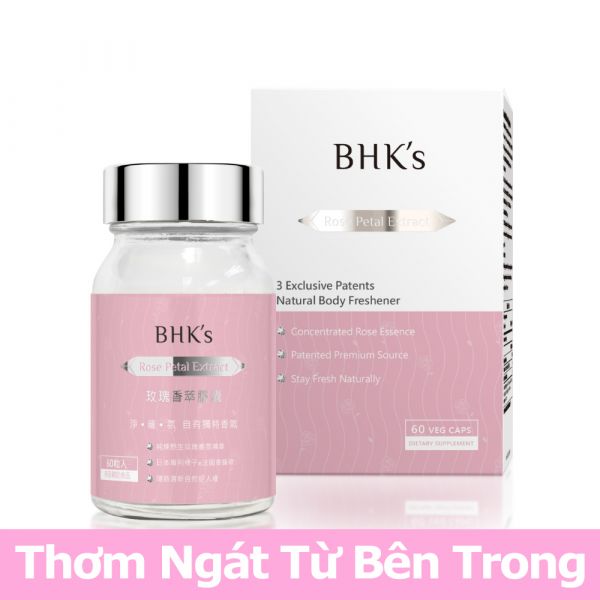 Viên nang chiết xuất từ hoa hồng BHK's【Thơm ngát từ bên trong】 