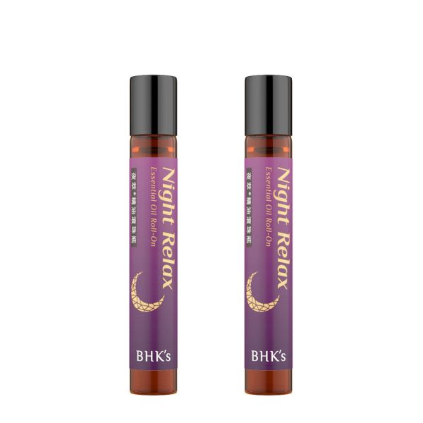 BHK's 夜萃精油滾珠瓶 (10ml/瓶)2瓶組 