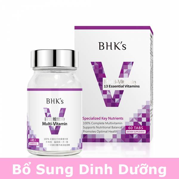 Viên nén vitamin tổng hợp BHK's 【Bổ sung dinh dưỡng】 
