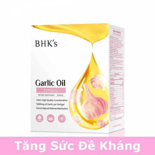 Viên nang chiết xuất tỏi cô đặc BHK's【Tăng sức đề kháng】 