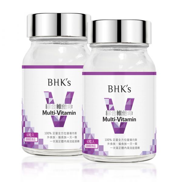 BHK's 綜合維他命錠 (60粒/瓶)2瓶組 