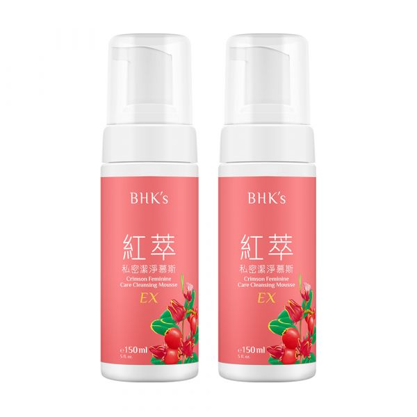 BHK's 紅萃私密慕斯EX (150ml/瓶)2瓶組 