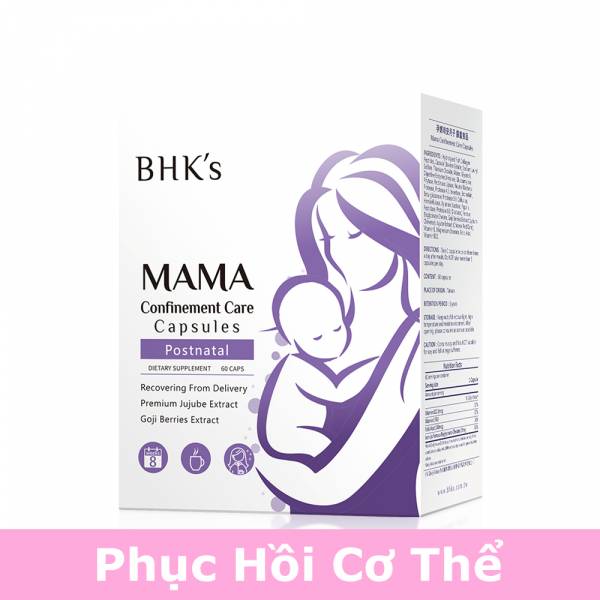 Viên nang bổ dưỡng dành cho phụ nữ sau sinh BHK's【Phục hồi cơ thể】 
