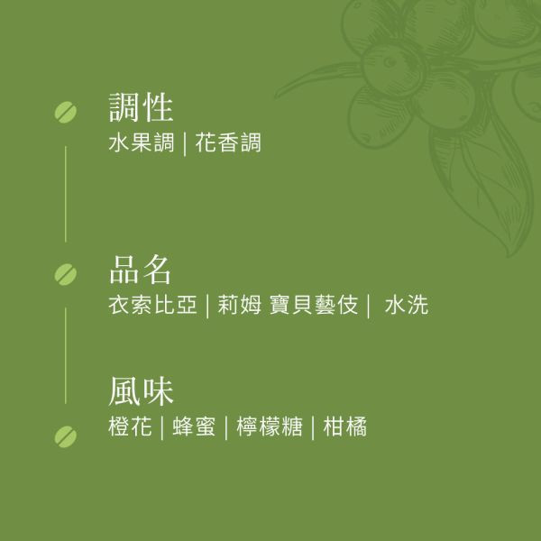 《檸檬糖&澄花藝伎 》衣索比亞 莉姆 寶貝藝伎 水洗   • 咖啡濾掛10入 咖啡豆推薦,精品咖啡豆,網購咖啡豆推薦,衣所比亞咖啡豆,網購咖啡豆專門店,咖啡豆,咖啡濾掛