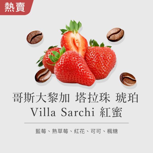 《藍莓&紅花風味》哥斯大黎加 塔拉珠 琥珀  Villa Sarchi 紅蜜 • 單品咖啡豆 200g /100g 網購咖啡豆,咖啡豆推薦,咖啡豆,哥斯大黎加咖啡豆,厭氧日曬咖啡豆,咖啡豆