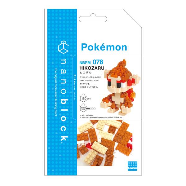 nanoblock NBPM-078 精靈寶可夢系列 小火焰猴 KD22267 