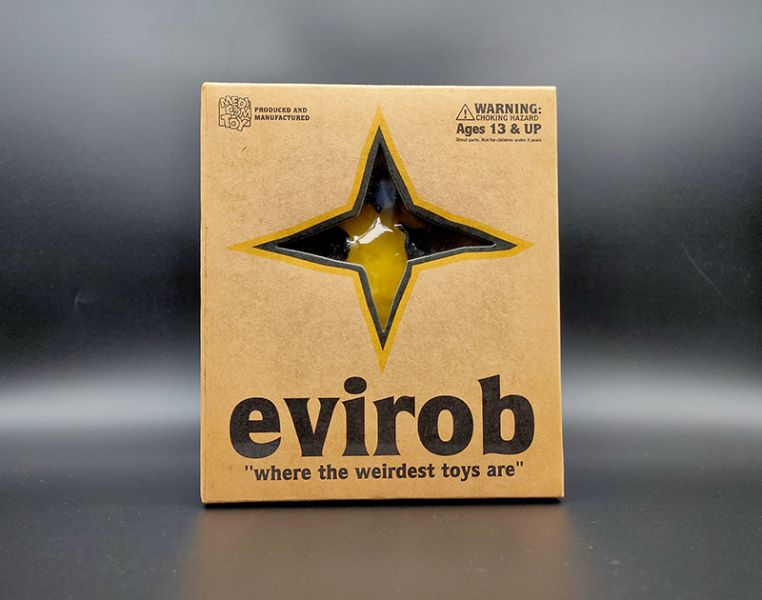 MEDICOM TOY evirob 牛角人 DEVILROBOTS 軍團新兵 黃頭黑身 WCC16紀念 300體限定 中古品-S級 