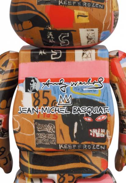 庫柏力克熊  BE@RBRICK 100%& 400% Andy Warhol × JEAN-MICHEL BASQUIAT #2 安迪·沃荷 米歇爾 巴斯奎特 #2 