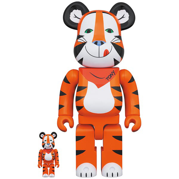 BE@RBRICK 100%&400% set TONY THE TIGER VINTAGE Ver. Be@rbrick,庫柏力克,BEARBICK,TONY THE TIGER VINTAGE,藝術家,聯名熊