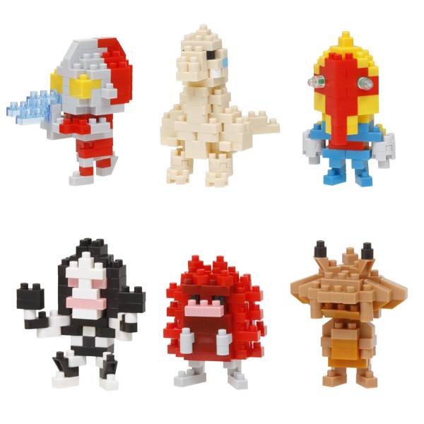 nanoblock NBMC-22 鹹蛋超人 迷你系列 Vol.02 全六款 一中盒 
