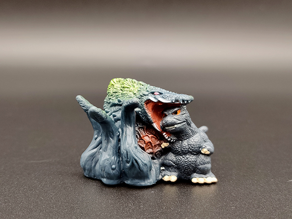 BANDAI 怪獸王俱樂部 哥吉拉 指偶  哥吉拉 vs 碧奧蘭蒂1989年 中古品-C級 