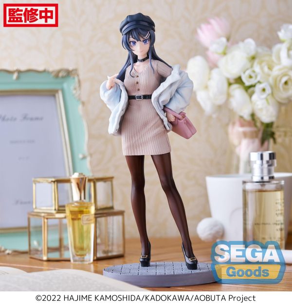 【SEGA TOY】日版 Luminasta 青春豬頭少年不會夢到兔女郎學姊 櫻島麻衣 公仔 日常服 