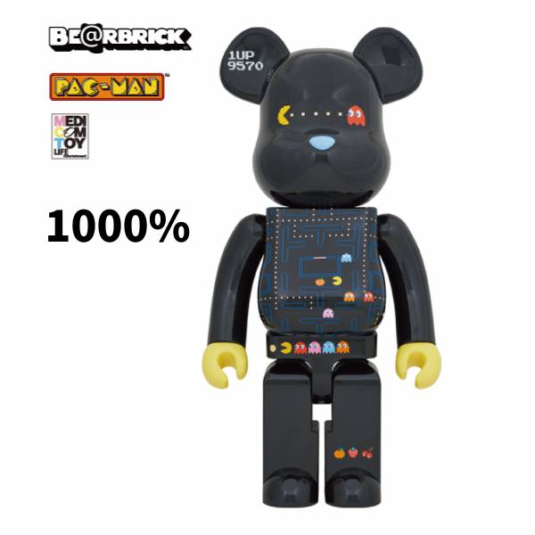 庫柏力克熊 BE@RBRICK 1000% PAC-MAN 小精靈 