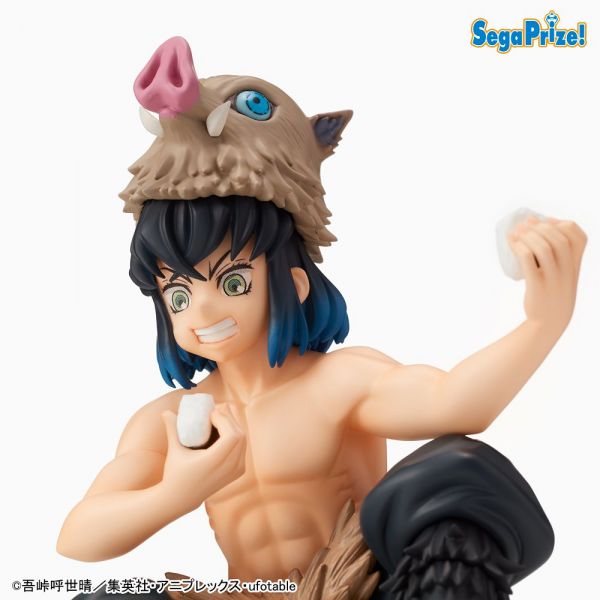 SEGA TOY 日版 PM 鬼滅之刃 嘴平伊之助 吃飯糰 