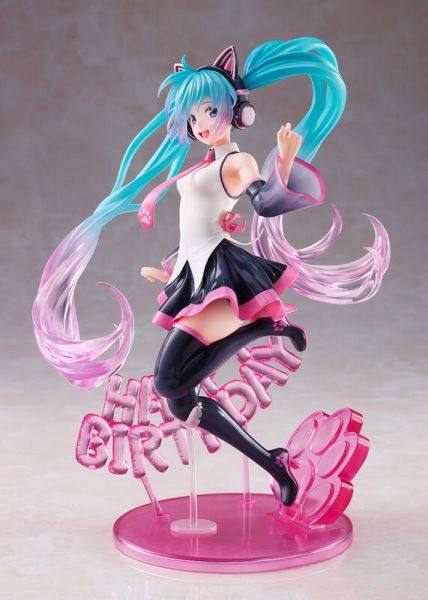 TAITO 日版 AMP初音未來 2021 生日快樂 Happy Cat 