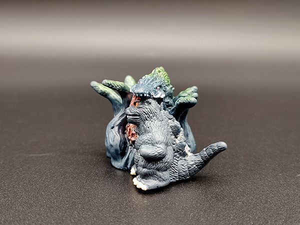 BANDAI 怪獸王俱樂部 哥吉拉 指偶  哥吉拉 vs 碧奧蘭蒂1989年 中古品-C級 
