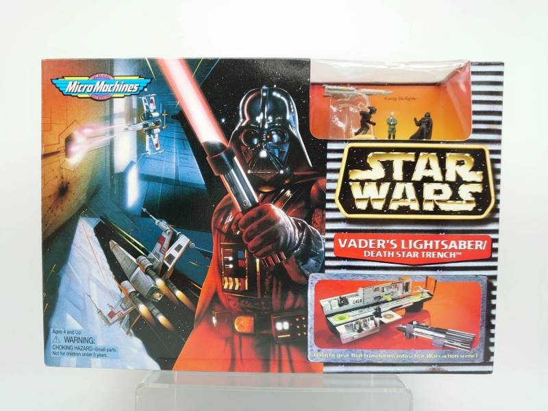 Micro machines 星際大戰 達斯維達 光劍 微型場景 中古品-S級 