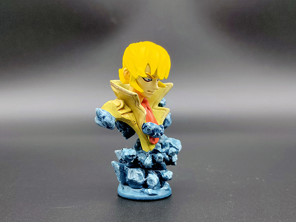 FIGUAX 永井豪 DYANMIC GAME BLOCK  惡魔人 02 飛鳥了 胸像盒玩 中古品-C級 