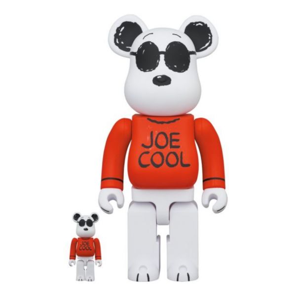 BE@RBRICK 100%&400% set JOE COOL Be@rbrick,庫柏力克,BEARBICK,藝術家,JOE COOL,聯名熊