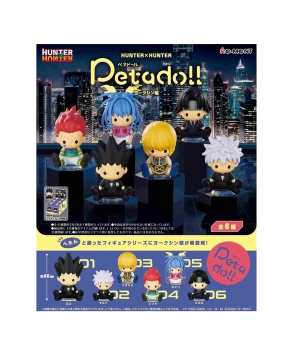 【RE-MENT】HUNTER×HUNTER系列 Petadoll 獵人幻影旅團編5 一中盒6入 