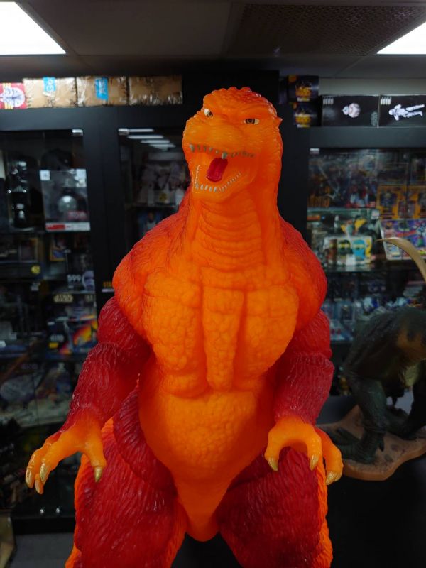 BANDAI 愛藏版 哥吉拉 1996 火焰紅蓮限定版 中古品-D級 