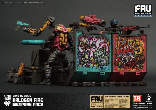 酸雨戰爭 FAV-AP04 縱情狂歡 霓虹武器包 Viva la Loca Halogen Fire Weapons Pack 