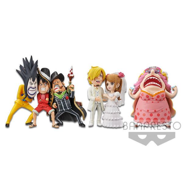 【BANPRESTO】代理版-海賊王 WCF 糕島篇 第2彈 全6種一套6入  JXBP38661 