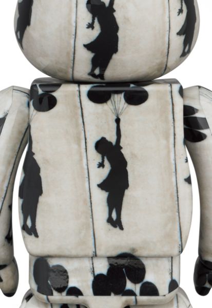 庫柏力克熊 BE@RBRICK 100%&400% set Flying Balloons Girl 氣球女孩 