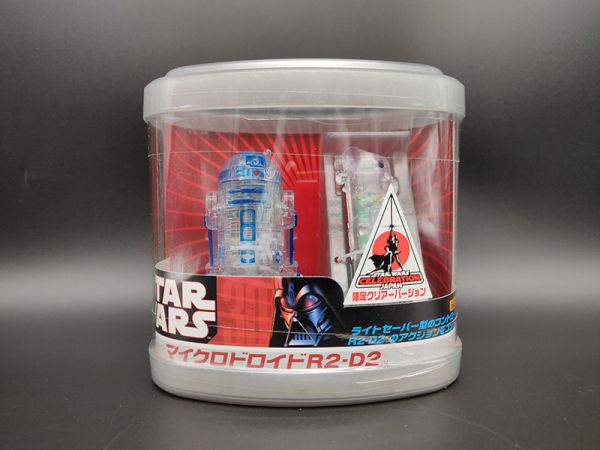 TAKARA TOMY 星際大戰系列 Microdroid  遙控 R2-D2 限量 透明 日本 限定 中古品-S級 