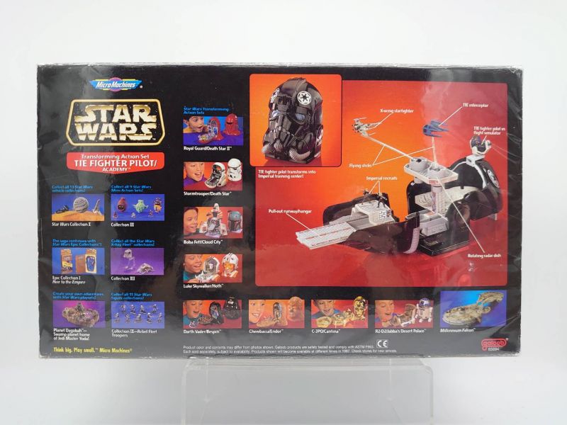 Micro machines 星際大戰 鈦戰機 駕駛員 頭盔 微型場景 中古品-S級 