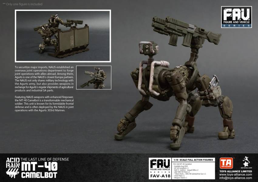 酸雨戰爭 FAV-A18 MT40 Camelbot MT40 駱駝人 
