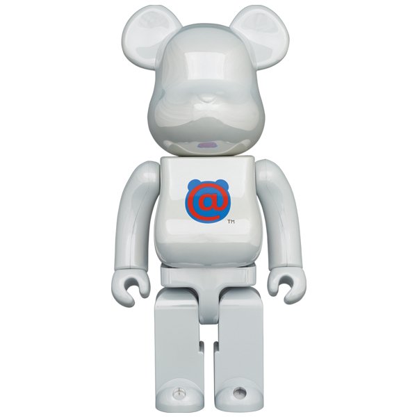庫柏力克熊 BE@RBRICK 400% 1st Model White Chrome 