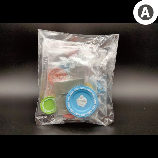 RE-MENT 袖珍系列 夢幻食器 餐具 單售 1號 歐式餐具 白玫瑰 食玩 盒玩 中古品-A級 