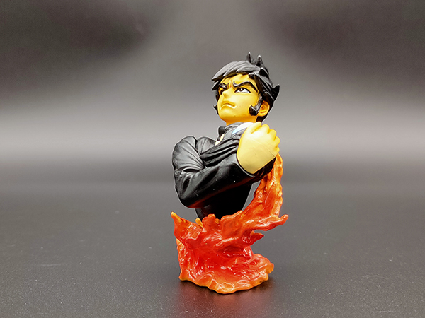 FIGUAX 永井豪 DYANMIC GAME BLOCK  惡魔人 01 不動明 胸像盒玩 中古品-C級 