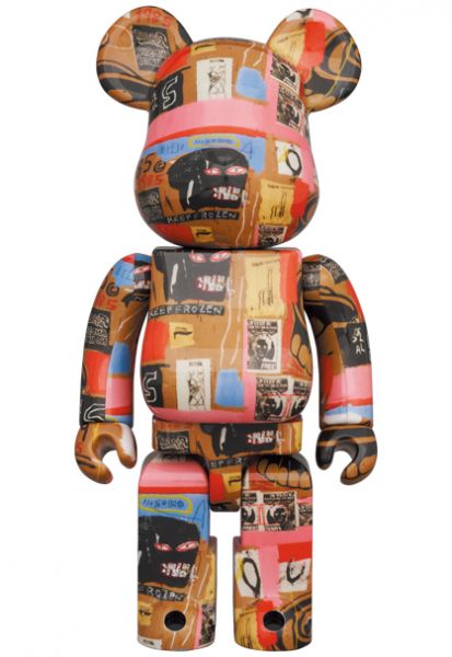 庫柏力克熊  BE@RBRICK 100%& 400% Andy Warhol × JEAN-MICHEL BASQUIAT #2 安迪·沃荷 米歇爾 巴斯奎特 #2 