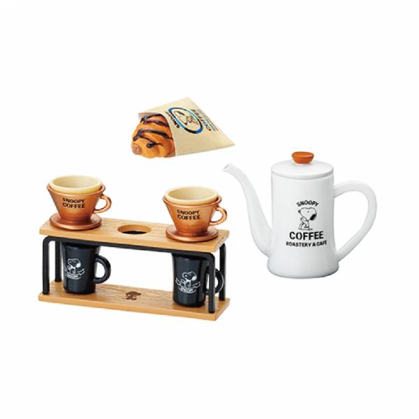 RE-MENT SNOOPY系列 史努比的烘焙咖啡坊Coffee Roastery café 一中盒 8入 