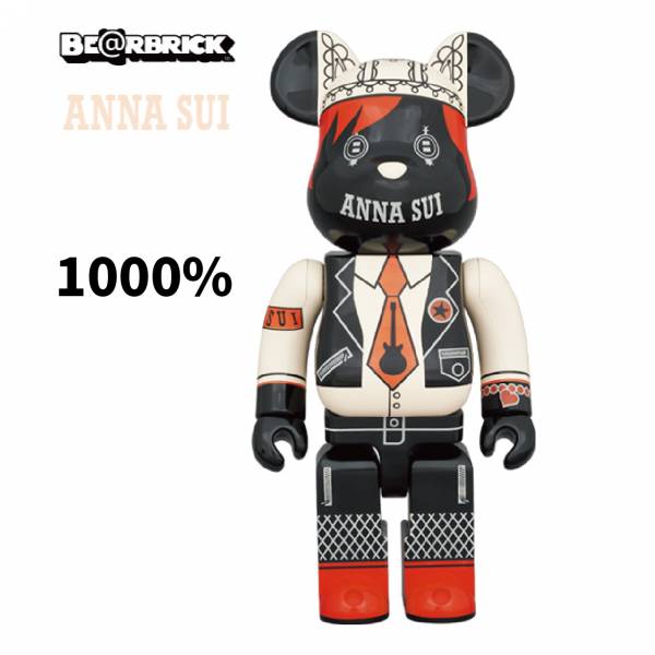 庫柏力克熊 BE@RBRICK 1000% ANNA SUI RED & BEIGE 