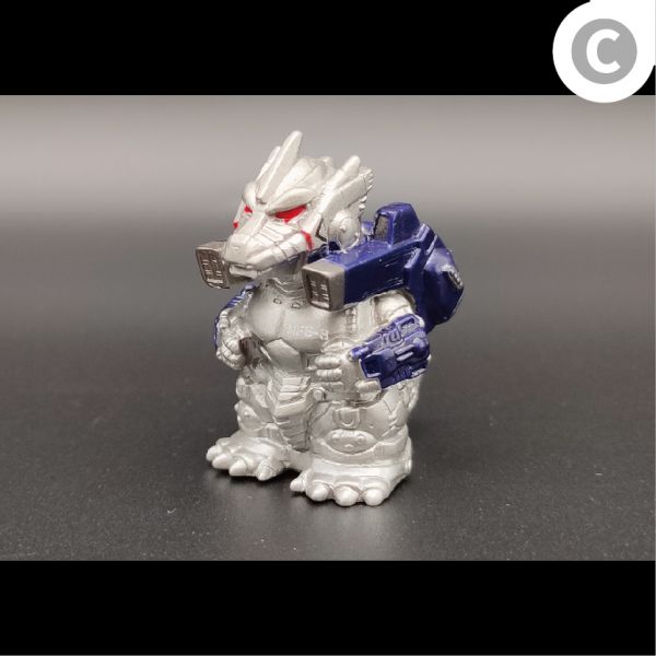 BANDAI 怪獸王俱樂部 哥吉拉 指偶 機械哥吉拉 三式機龍  2002年 中古品-C級 