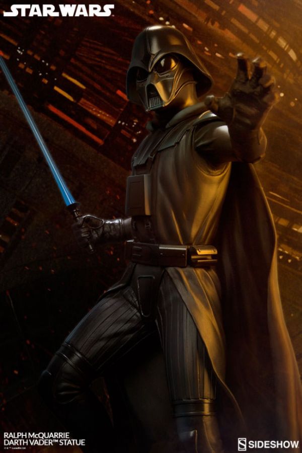 SIDESHOW #200371 星際大戰 達斯維德 Ralph McQuarrie設計款 雕像 SIDESHOW