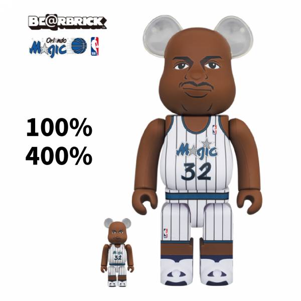 庫柏力克熊 BE@RBRICK 100%&400% set Shaquille ONeal (Orlando Magic)  