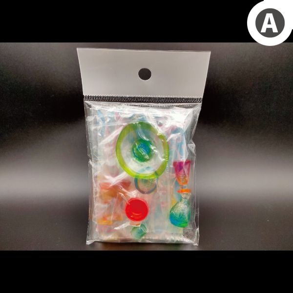 RE-MENT 袖珍系列 夢幻食器 餐具 單售 3號 琉球玻璃 食玩 盒玩 中古品-A級 