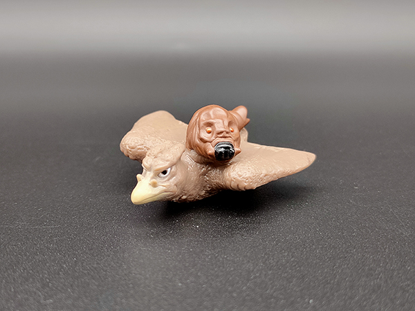 BANDAI 怪獸王俱樂部 哥吉拉 指偶 拉頓 與 摩斯拉幼蟲 1964年 中古品-C級 