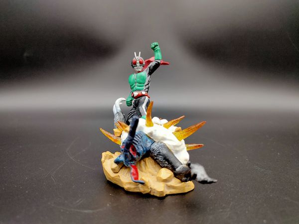 BANDAI 假面騎士V3 轉蛋 HG 映像場景組 1代 IMAGINATION FIGURE 全5種 中古品-C級 