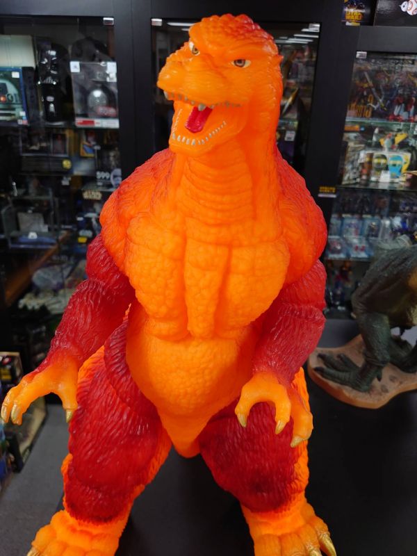 BANDAI 愛藏版 哥吉拉 1996 火焰紅蓮限定版 中古品-D級 
