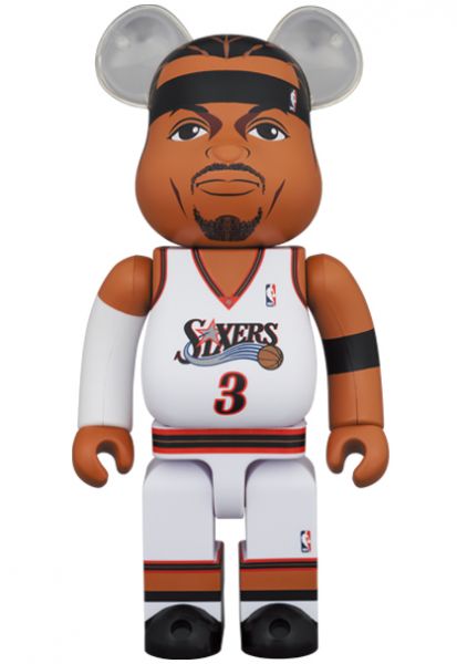 庫柏力克熊 BE@RBRICK 100%&400% set Allen Iverson(Philadelphia 76ers) 