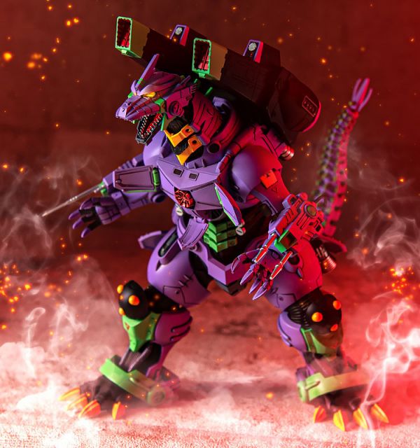 \AOSHIMA 組裝模型 哥吉拉x EVA 三式機龍 初號機ver. 