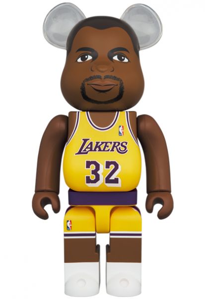 庫柏力克熊 BE@RBRICK 100%&400% set Magic Johnson (Los Angeles Lakers) 
