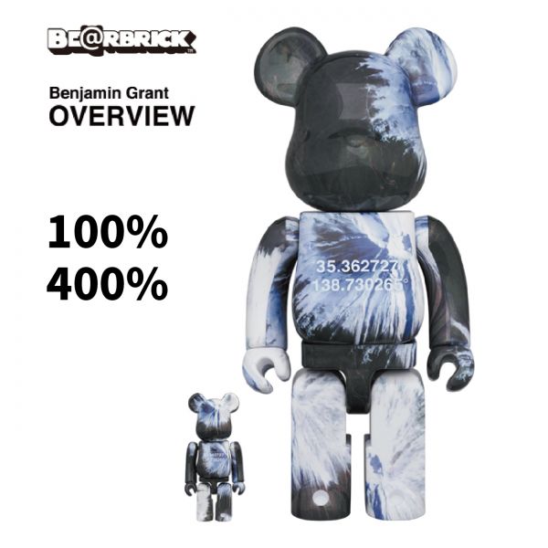 BE@RBRICK 100% & 400% Benjamin Grant「OVERVIEW」FUJI BE@RBRICK,100%,400%,Benjamin,Grant,OVERVIEW,FUJI,Be@rbrick,庫柏力克,BEARBICK,藝術家,聯名熊