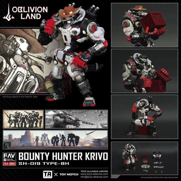 酸雨戰爭 FAV-OB01 賞金獵人克里夫+箱子Bounty Hunter Krivo 