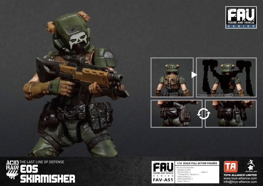 酸雨戰爭 FAV-A51 EOS Skirmisher EOS 散兵 艾奧斯輕步兵 酸雨戰爭,劉斯傑,TOYS ALLIANCE ACID RAIN Preorder,可動公仔,酸雨,設計師公仔,遊戲,酸雨戰爭現貨,酸雨戰爭公鹿小隊,酸雨戰爭動畫,酸雨戰爭購買,酸雨戰爭介紹,酸雨戰爭wiki,香港設計師,艾奧斯輕步兵,散兵,FAV-A51